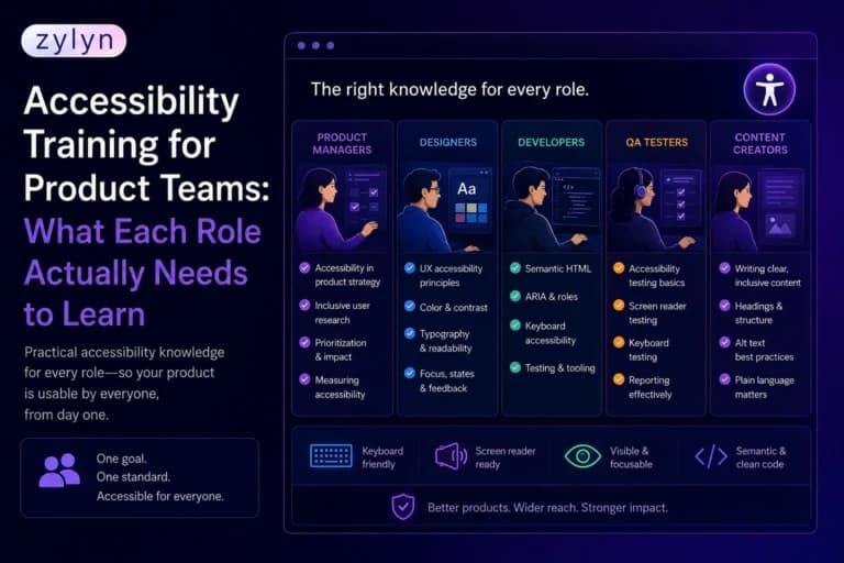 Accessibility Training for Product Teams: What Each Role Actually Needs to Learn